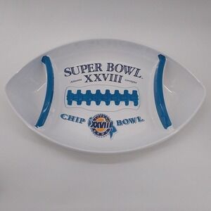 NFL Super Bowl XXVIII Georgia Dome Atlanta Cowboys Bills Chip Bowl Melamine 1993